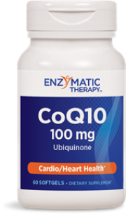 Essential component for cardiovascular health, CoQ10 100 mg softgels are easily digested and absorbed..